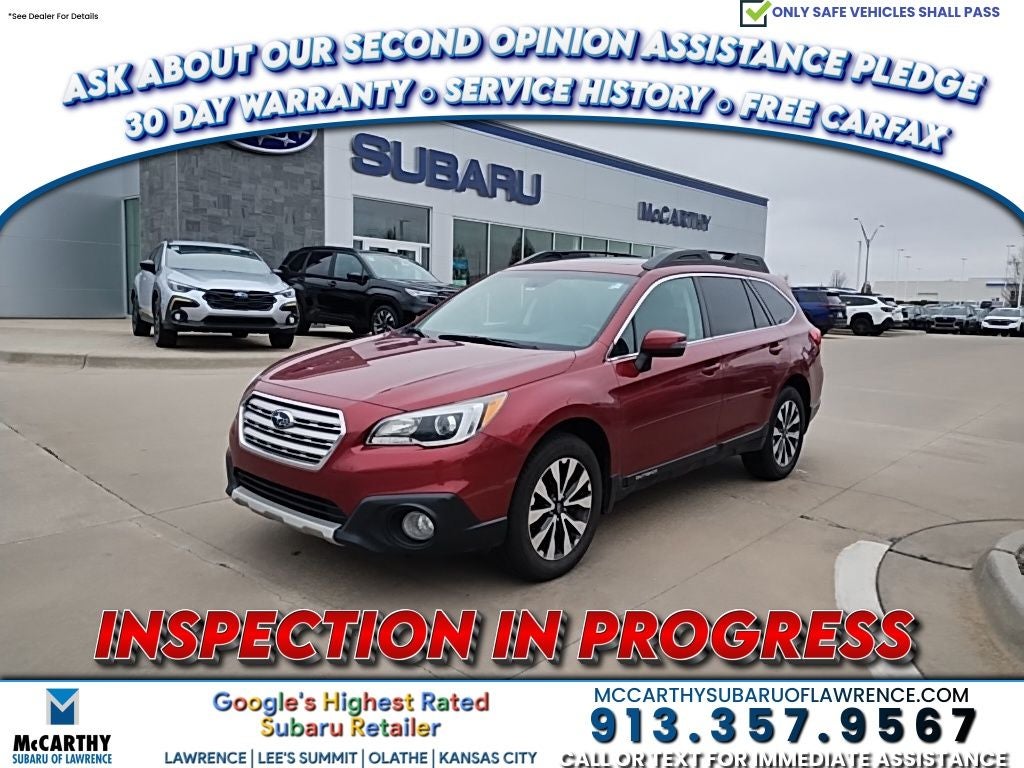 2016 Subaru Outback 2.5i Limited