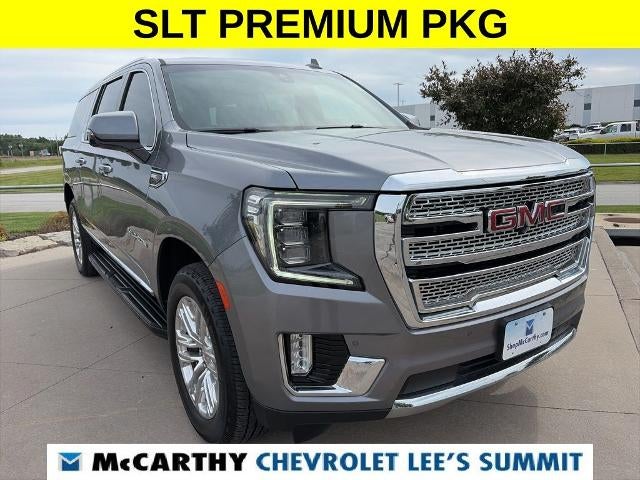 Used 2022 GMC Yukon XL SLT with VIN 1GKS2GKD6NR335721 for sale in Kansas City
