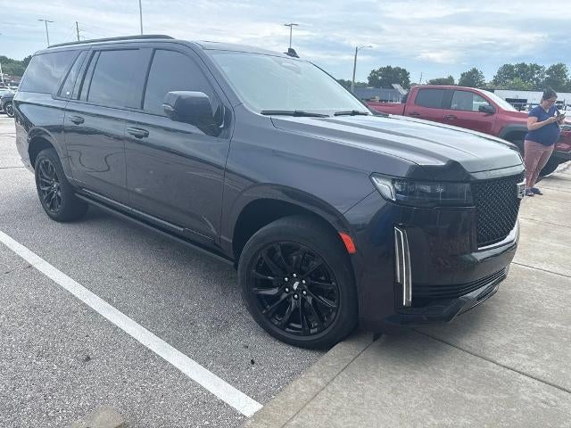 Used 2022 Cadillac Escalade ESV Sport Platinum with VIN 1GYS4RKL6NR350397 for sale in Kansas City