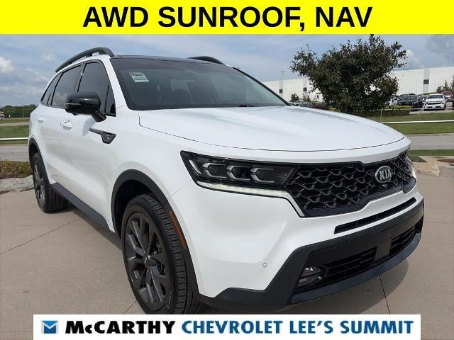 Used 2021 Kia Sorento X-Line with VIN 5XYRKDLF5MG012363 for sale in Kansas City