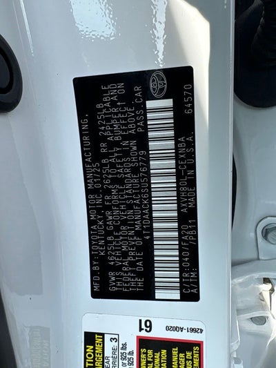 2025 Toyota Camry LE
