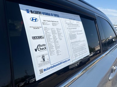 2017 Toyota Highlander SE