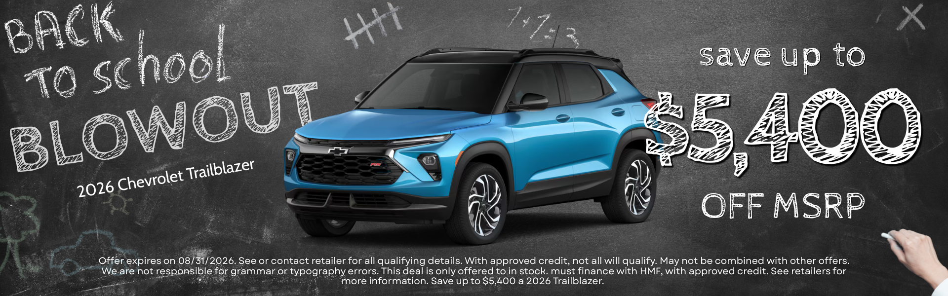 save up to $5400 Off MSRP