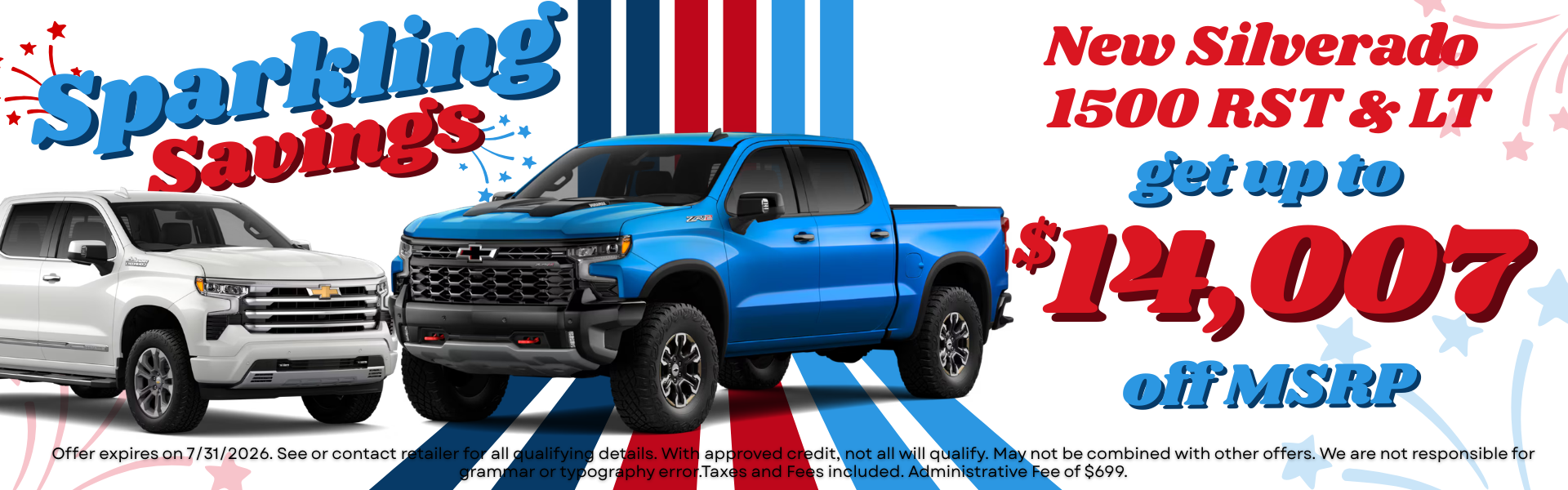 New Silverado 1500 RST and LT 