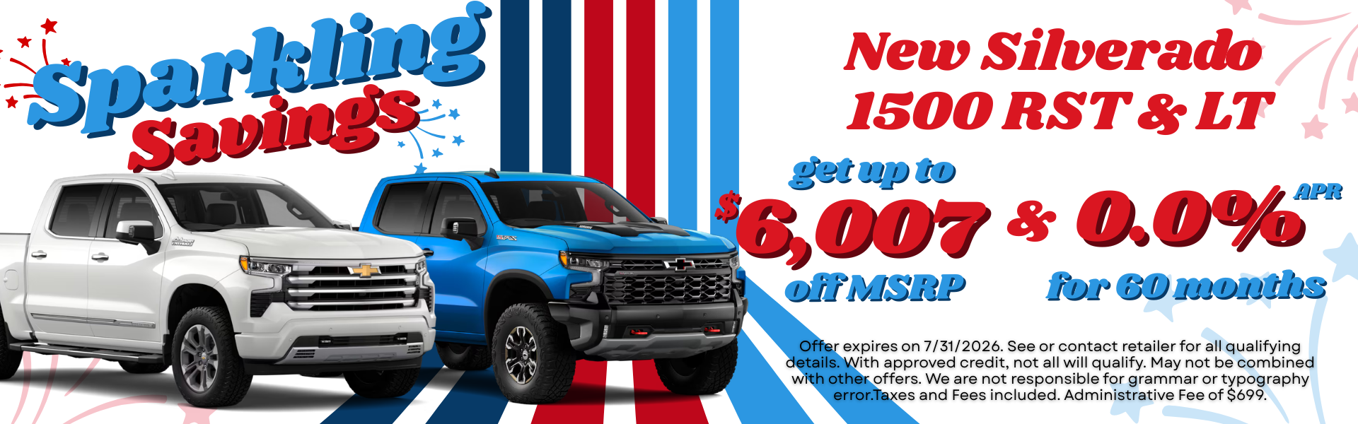 New Silverado 1500 RST and LT 